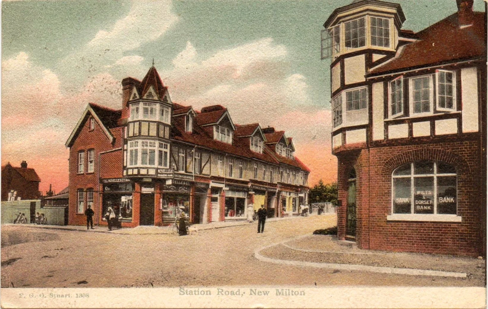 Station Road Postcard 1907