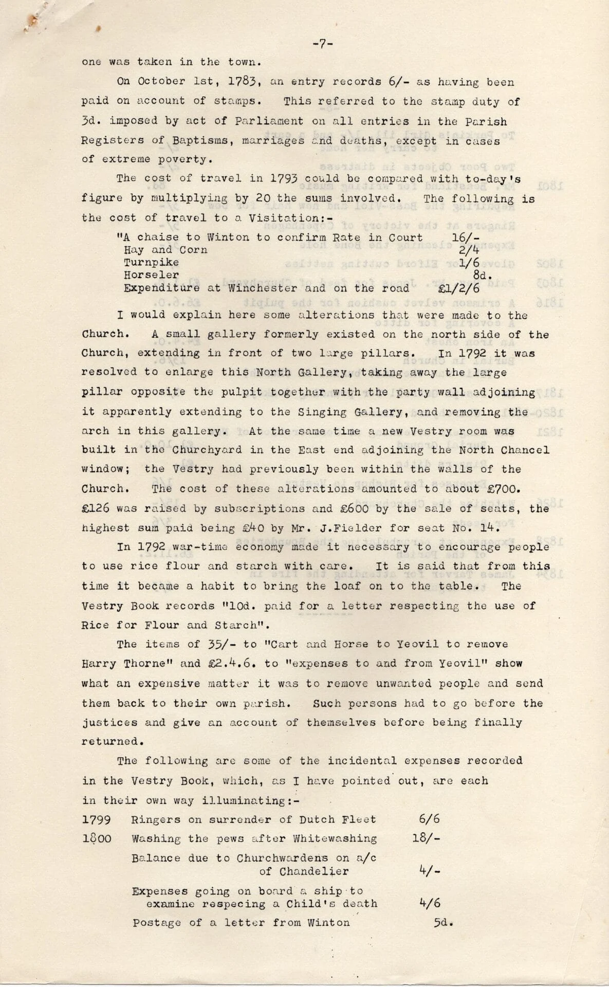 A copy of an old document