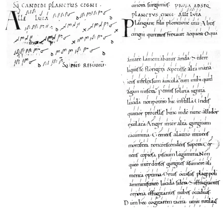 Page from the Winchester Troper Page from the Winchester Troper