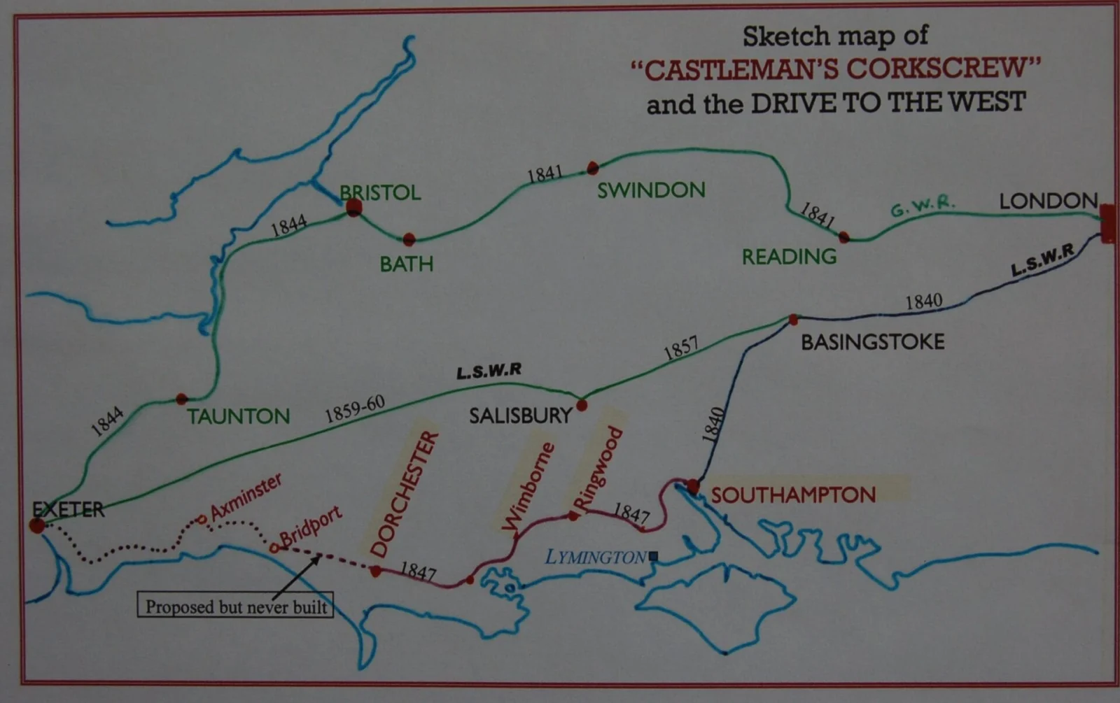 Corkscrew map